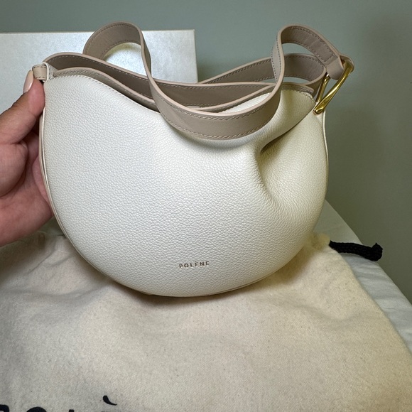 Polène Tonca Handbag in Chalk - Picture 3 of 15